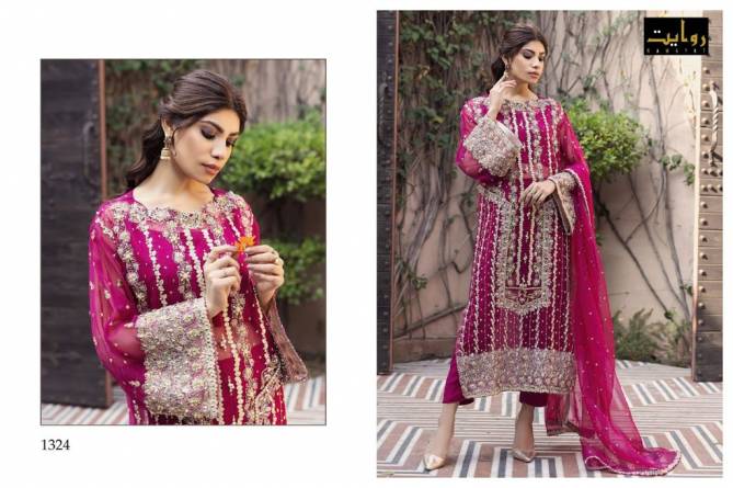 Rawayat Imrozia 7 Latest Festive Wear Heavy Georgette Pakistani Salwar Kameez